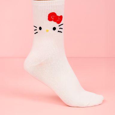 Medias crew sanrio hello kitty blanco -  Sanrio