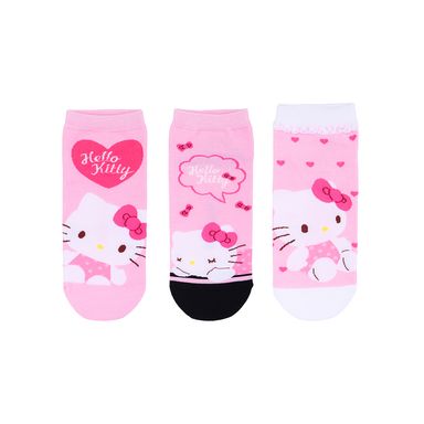 Medias sanrio serie pink hello kitty 3 pares -  Sanrio