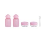 Mini-juego-de-botellas-de-viaje-port-tiles-rosas-5-piezas-serie-miniso-Miniso-1-28357