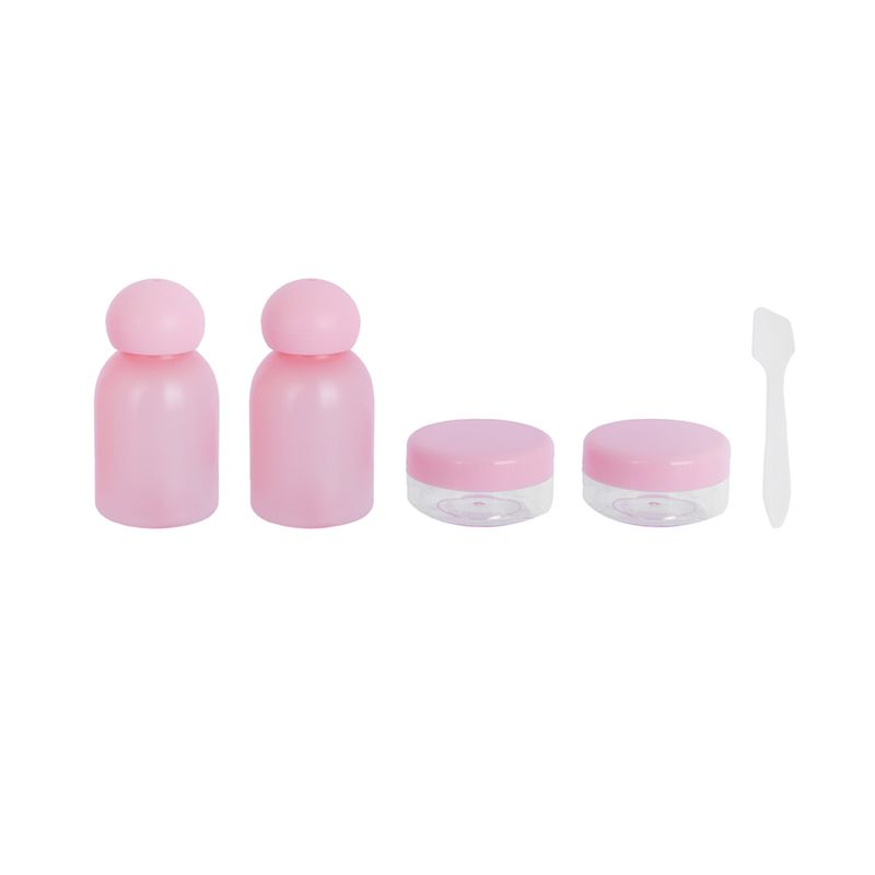 Mini-juego-de-botellas-de-viaje-port-tiles-rosas-5-piezas-serie-miniso-Miniso-1-28357