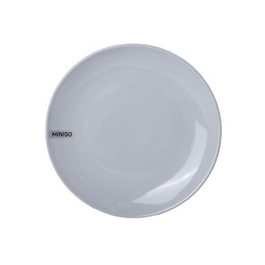 Plato serie gris plateado de cerámica gris -  Silver Gray