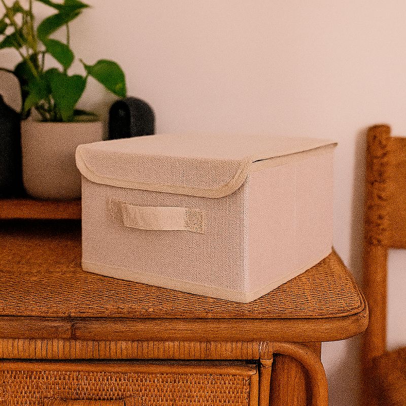 Organizador-de-tela-de-lino-sint-tico-con-tapa-peque-a-beige-Miniso-2-29896