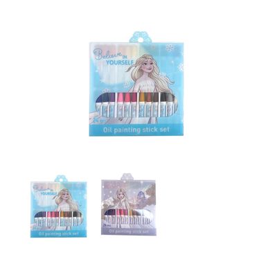 Lapices de colores disney 2.0 para pintar al oleo 24 piezas 2 modelos surtidos 7.3cm serie frozen -  Frozen
