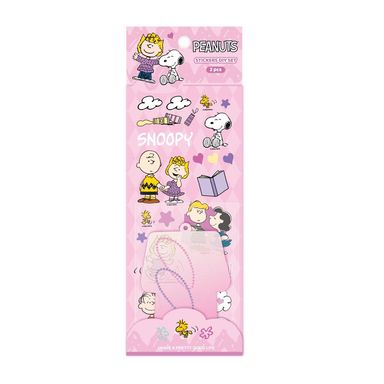 Set morado stickers serie snoopy -  Snoopy