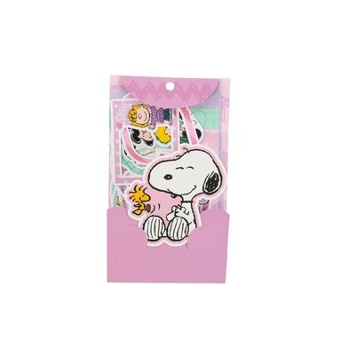 Set 20 piezas de stickers morado serie snoopy -  Snoopy