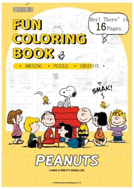 Libro-para-colorear-16-hojas-serie-snoopy-Snoopy-1-28818
