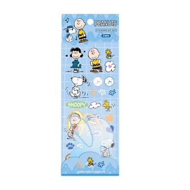 Stickers azul serie snoopy -  Snoopy
