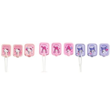 Ganchos adhesivos del parque de atracciones sanrio 4 piezas colores mixtos -  Sanrio