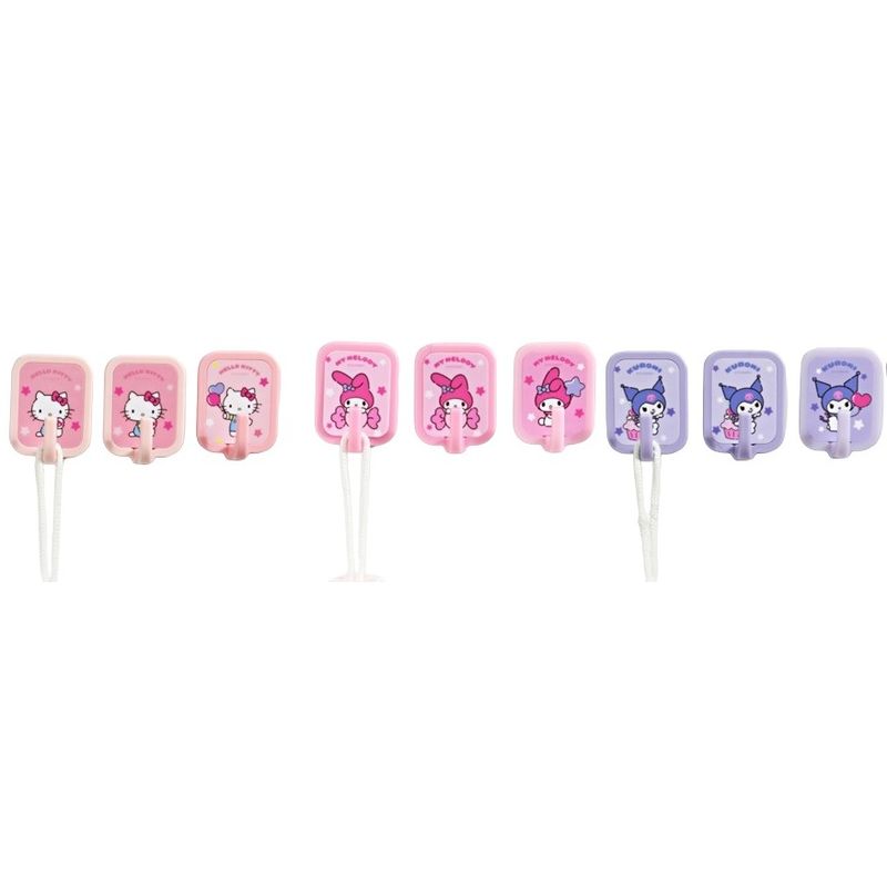 Ganchos-adhesivos-del-parque-de-atracciones-sanrio-4-piezas-colores-mixtos-Sanrio-1-27205