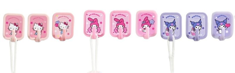 Ganchos-adhesivos-del-parque-de-atracciones-sanrio-4-piezas-colores-mixtos-Sanrio-1-27205