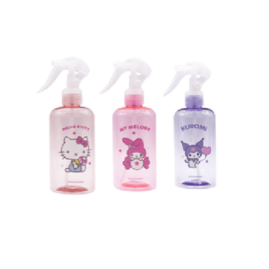 Botella pulverizadora de plástico con personajes de sanrio 280 ml colores mixtos -  Sanrio