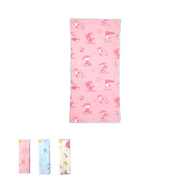 Toalla de baño miniso colección snoopy serie colorful life 140cm x 70cm -  Snoopy
