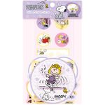 Set-de-clips-y-stickers-morado-serie-snoopy-Snoopy-1-29099