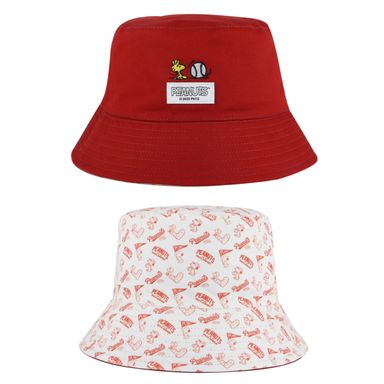 Sombrero de cubo colección snoopy doble vista rojo -  Snoopy