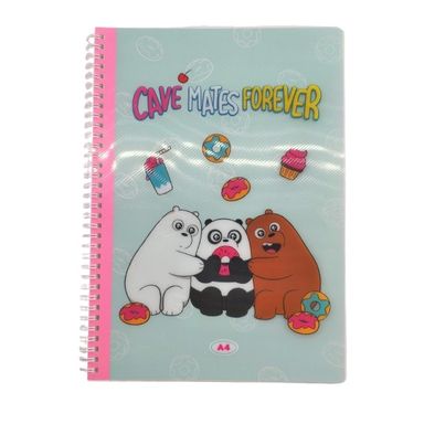 Libro a4 pp encuadernado con alambre 60 hojas -  We Bare Bears