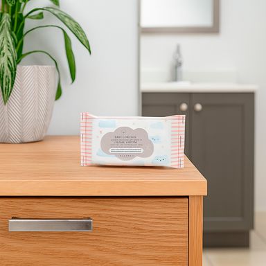 Toallas húmedas suaves para bebe baby holiday 5 paquetes 20 pzas -  Miniso