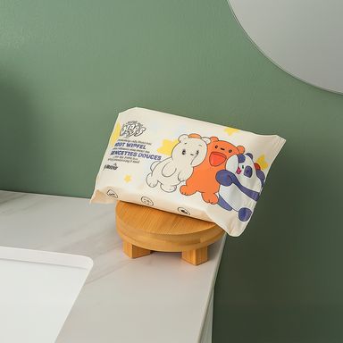 Toallitas suaves colección we bare bears 20 toallitas x 3 paquetes -  We Bare Bears