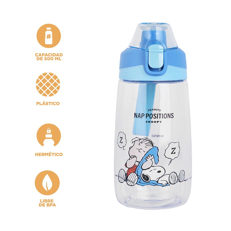 Tomatodo-de-pl-stico-snoopy-collection-con-mango-de-silicona-500-ml-azul-Snoopy-3-25317