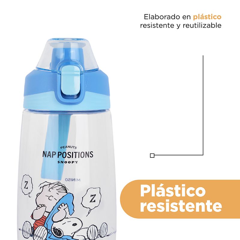 Tomatodo-de-pl-stico-snoopy-collection-con-mango-de-silicona-500-ml-azul-Snoopy-6-25317