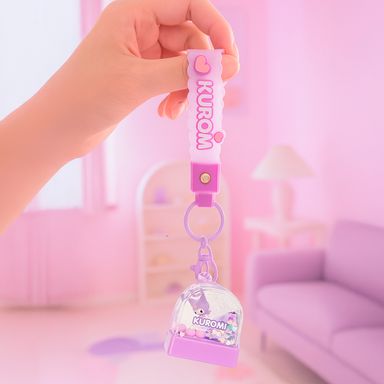 Llavero con líquido sanrio sello kuromi -  Sanrio