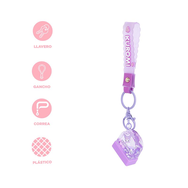 Llavero-con-l-quido-sanrio-sello-kuromi-Sanrio-3-24313