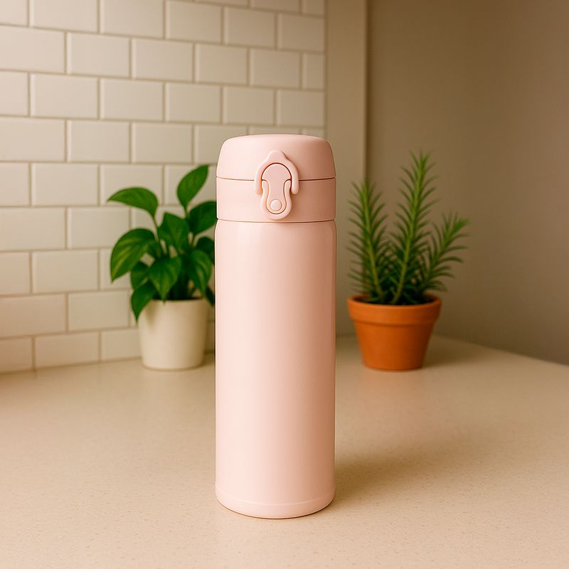 Termo-botella-aislante-con-tapa-abatible-classic-series-450-ml-blanca-Miniso-2-28698
