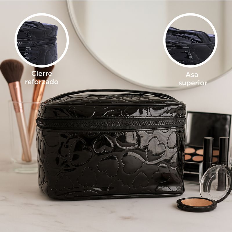 Cosmetiquera-neceser-relieve-corazon-negro-Miniso-5-28779