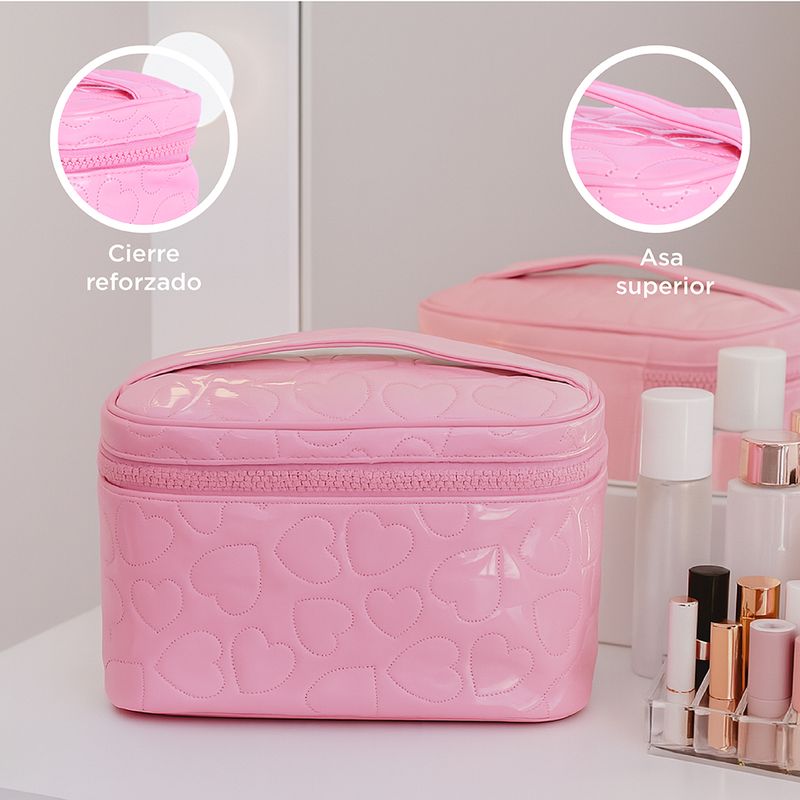 Cosmetiquera-neceser-relieve-corazon-rosa-Miniso-5-28780