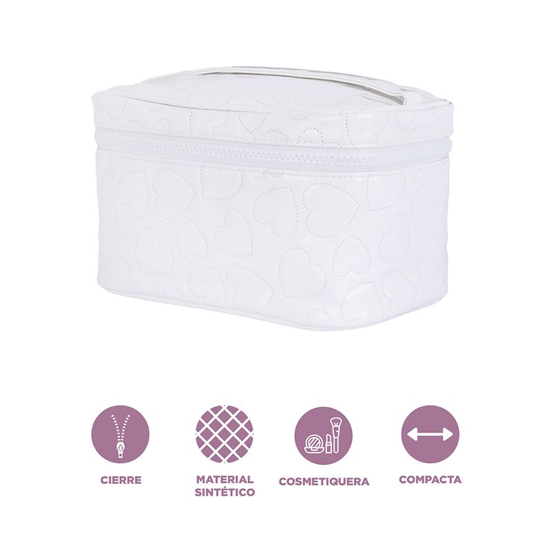 Cosmetiquera-neceser-relieve-corazon-blanco-Miniso-3-28781