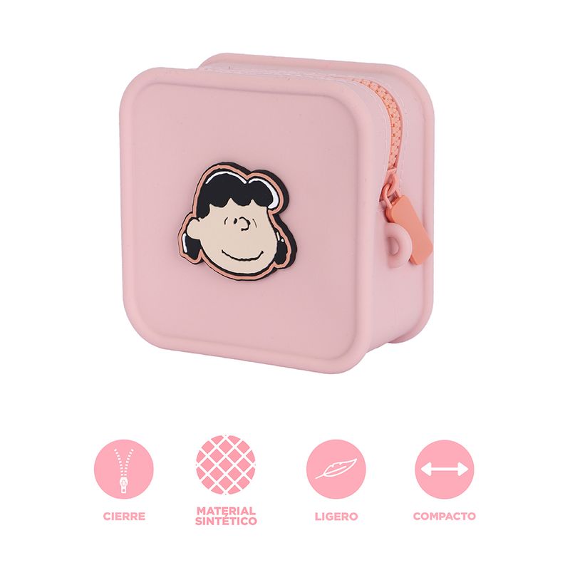 Monedero-cuadrado-silicon-rosa-Snoopy-3-29637