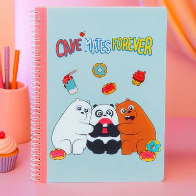 Libro a4 pp encuadernado con alambre 60 hojas -  We Bare Bears