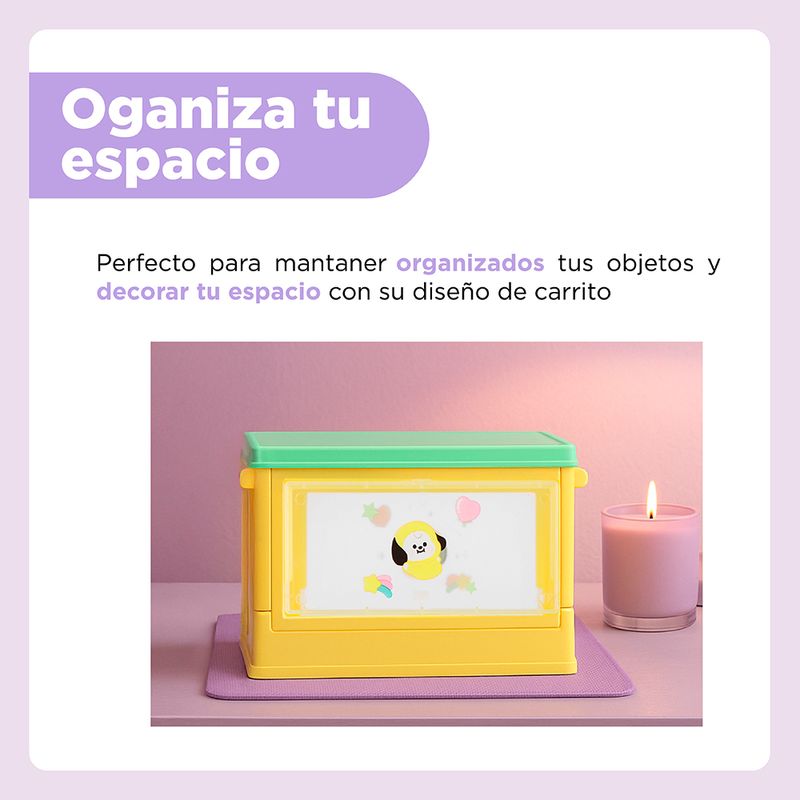 Mini-organizador-de-pl-stico-plegable-con-puerta-lateral-bt21-collection-chimmy-12cm-x-8-2cm-x-7-3cm-BT21-Baby-4-30083