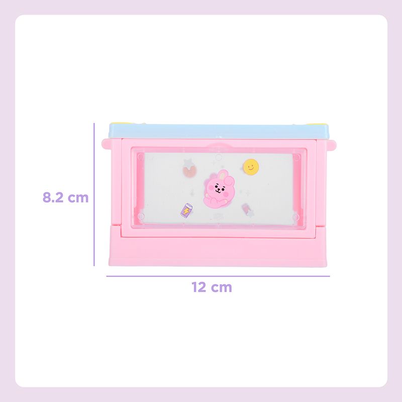 Mini-organizador-de-pl-stico-plegable-con-puerta-lateral-bt21-collection-cooky-12cm-x-8-2cm-x-7-3cm-BT21-Baby-6-30086