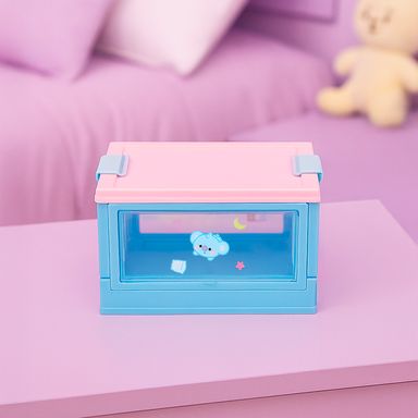 Mini organizador de plástico mini con puerta lateral bt21 collection koya 12cm x 8.2cm x 7.3cm -  BT21 Baby