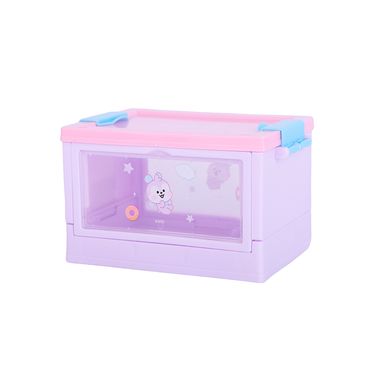 Mini organizador de plástico mini con puerta lateral bt21 collection mang 12cm x 8.2cm x 7.3cm -  BT21 Baby