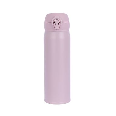 Termo botella térmica con tapa abatible classic series de 450 ml rosa -  Miniso