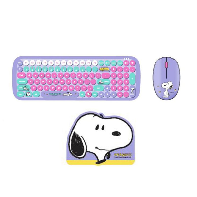Teclado-inal-mbrico-mouse-y-mouse-pad-snoopy-colorful-vintage-Snoopy-Colorful-Vintage-1-27832