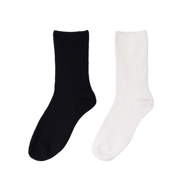 Medias basicas miniso tejido delgado colores basicos 2 pares -  Miniso