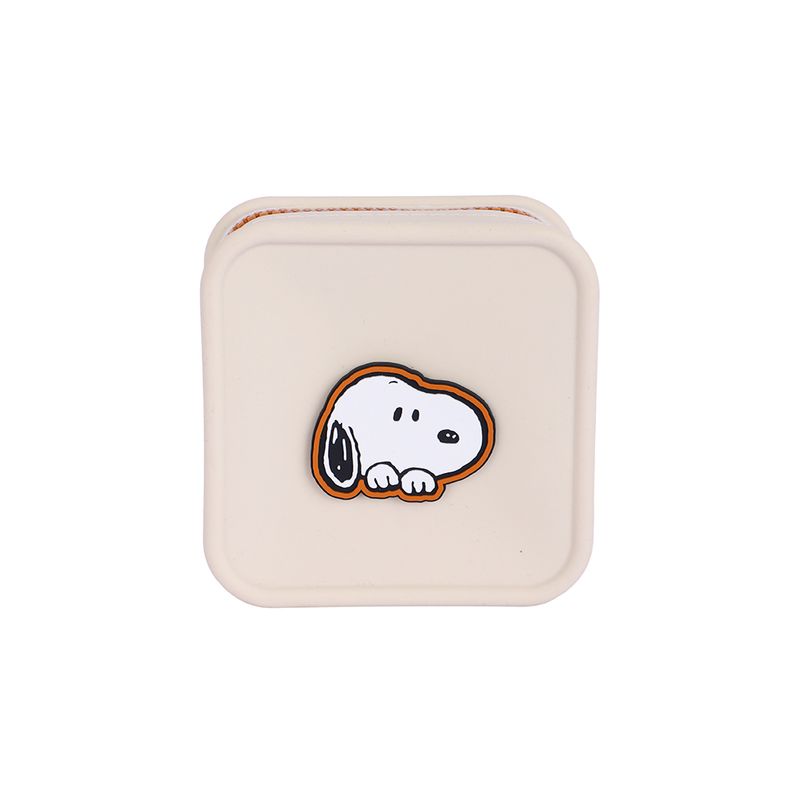 Monedero-cuadrado-silicon-snoopy-beige-Snoopy-1-29638