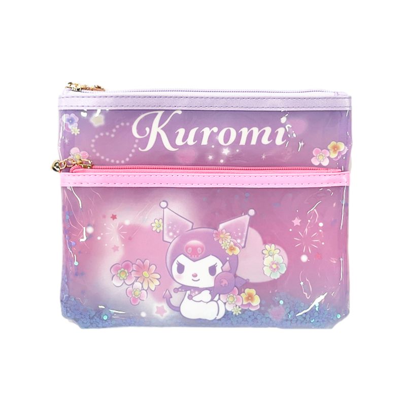 Organizador-de-doble-capa-con-cremallera-en-forma-de-flor-de-kuromi-Sanrio-Flower-Language-1-29836