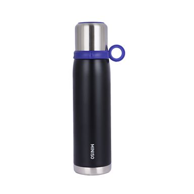 Tomatodo de doble pared de color sólido 3.0 de 600 ml negra -  Miniso