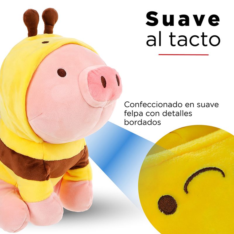 Peluche-de-cerdito-sentado-con-capucha-de-abeja-Miniso-6-4388