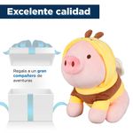 Peluche-de-cerdito-sentado-con-capucha-de-abeja-Miniso-9-4388