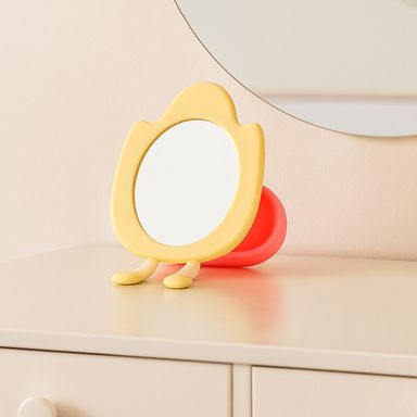 Espejo con diseño de boca grande y soporte para telefono -  Miniso