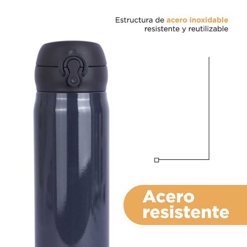 Termo-botella-aislante-con-tapa-abatible-classic-series-de-450-ml-negro-Miniso-6-28696