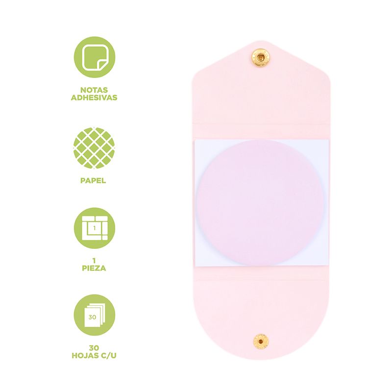 Post-it-con-bot-n-met-lico-serie-extraordinary-pink-Miniso-3-28376