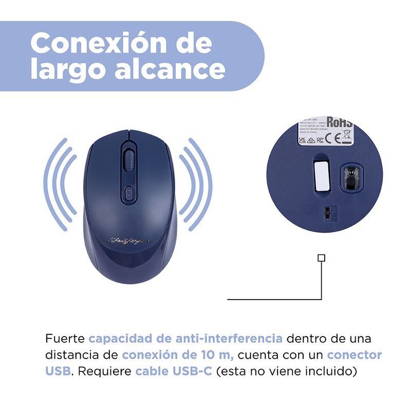 Mouse-inal-mbrico-silencioso-recargable-life-is-for-fun-mod-lw13mc-azul-Miniso-5-29486