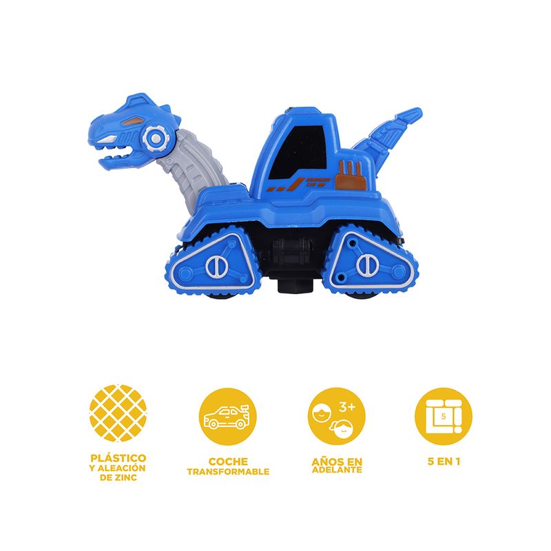 Transformable-pull-back-de-cinco-robots-de-ensamblaje-5-modelos-surtido-veh-culo-dinosaurio-Miniso-3-29554
