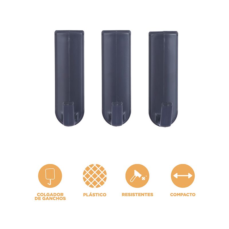 Ganchos-adhesivos-serie-black-pink-3-piezas-gris-Miniso-3-29723