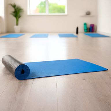 Tapete de yoga antideslizante de doble cara de 5 mm color negra -  Miniso